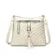 Myhozee Umhängetasche Damen Klein Handtasche Elegant PU Leder Schultertasche Taschen Damen Crossover Bag mit Fransen für Mädchen Frauen -BEIGE