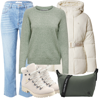 Turistika Outfit s Šedá/Béžová/Khaki/Stříbrný/Hnědá Šněrovací Kotníková Bota/Zimní kotníková bota/Bojová Bota/Teniska Zimní Tenisky/Trekingová Bota/Kožené pánské obuv/Kotníková Bota s Podšívkou/Nepromokavá Bota Rieker "Zimní outfity"Look: Trekking, Turistika, Skating, Bruslení, Apres ski