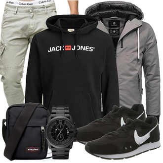 Outfit mit Grau Overall Navahoo "Alltags Outfit"