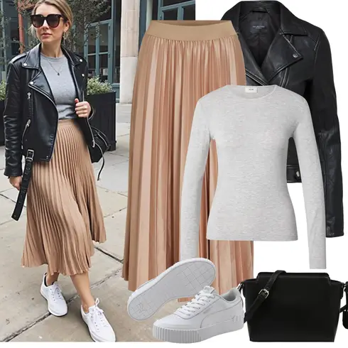 Comment poter Gris clair/Gris/Argent Chemise à Manches Longues/Top Longueur Classique/Top en Maille/Chemise en tricot/Chemise Longue/Chemise À Col Roulé JdY