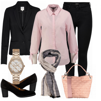 Outfit met zwart Pump Gabor "Klassieke Outfit"