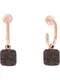 Pesavento Ohrringe rosegold / schwarz
