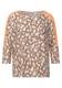 Street One Damen Softes Shirt mit Ikat Print in Beige