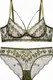 Grüne Dessous-Sets