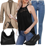 Braune Tamaris High Heels Outfits image