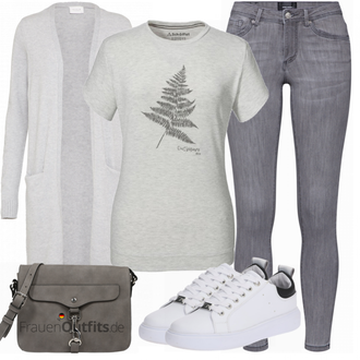 Outfit mit Grau T-Shirt Schöffel "Street Style Outfit"