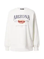 Nasty Gal Sweatshirt ecru / blau / pastellgelb / altrosa / burgunder