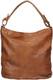 Bear Design Tess Leren Hobotas / Schoudertas - Cognac