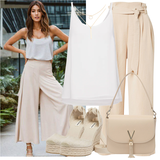 Flared Leggings Outfits image