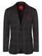 Finshley & Harding London Sakko ''''Mike'''' dunkelblau / dunkelrot / hellgrau