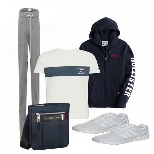 Weiß T-Shirt Tommy Jeans kombinieren
