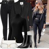 Jeansoutfits für leichte Winter image
