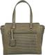 BURKELY CROCO CASSY HANDBAG S Dames Leren Handtas - Groen