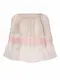 Heine Streifenbluse mit Carmenausschnitt nude / rosa