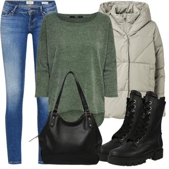 Winter Outfits mit Türkis/Grün/Hellblau 3/4 Bluse/Klassische Tunika/Elegante Tunika/ausgefallene tunika/Festliche Tunika/Lederjacke/Tuniken-Shirt/Shirt & Top Große Größe/Tunika Only "Outfit für den Winter"
