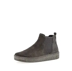 Gabor Damen Chelsea Boots, Frauen Stiefeletten,Wechselfußbett,Best Fitting,halbstiefel,Kurzstiefel,Pepper (anthrazit),38 EU / 5 UK