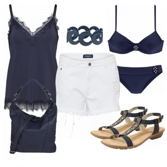 Outfit mit Bademode Lascana "happyday"
