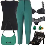 Salonke i visoke pete za rad outfiti image