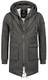 Navahoo 2in1 Herren Winterjacke Winter Jacke Warm Parka Teddyfell B645 [B645-Assasin-Grau-Gr.M]