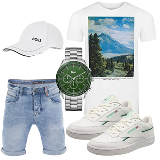 Club C Outfit mit Grau Reebok "Summer Outfit"