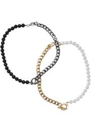 Necklace 2-pack - gold/gunmetal