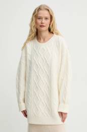 Volnen pulover Neriah Sweater enski, be barva, 66357-8715