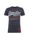 Superdry T-Shirt VINTAGE AUTHENTIC DUO TEE navy / rot / weiß