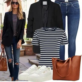 Business Outfits Sportlich mit Khaki/Beige/Grau/Hellgrau/Weiß Sommer Sneaker/Vintage Sneaker/Skateschuh/Sneaker Low/Plateau-Sneaker Puma "Perfektes Büro Outfit"Look: Streetwear, Esthetische, Sportlich, Classic, Retro, Casual
