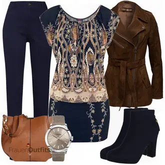 Outfit mit Mantel Freaky Nation "BUFFALO Longshirt"