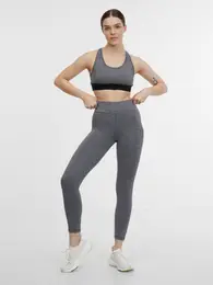Women's Grey Heather Sports Bra - Women's