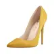 Only maker High Heels Stilettos Damen Klassische Pumps Elegant Damenschuhe Flanell Gelb 38 EU