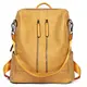 CLUCI Damen Rucksack Mode Leder Schultertasche Elegant Große Reiserucksack Leichter Tasche für Frauen 2 in 1