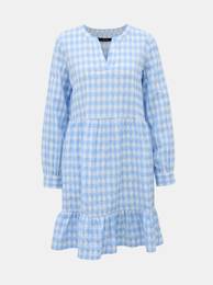 White-blue plaid dress Kimi