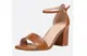 Braune Sandalen mit Absatz