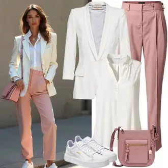 Zomer Outfits met wit/Crème/Donkergroen Sneaker met gaatjesmotief/Zomer Sneaker/Skateschoen/Smalle Sneaker/Lage Sneaker/Vintage Sneaker Lacoste "Stijlvolle combinaties voor vrije tijd"