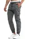 Indicode Herren Levy Cargohose aus Baumwolle mit 6 Taschen   Cargo Chino Hose Männer Iron M