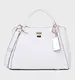 Weiß Shopper-Taschen aus Lederimitat für Damen