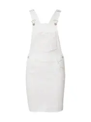 ONLY Latzrock ''''JOY'''' white denim