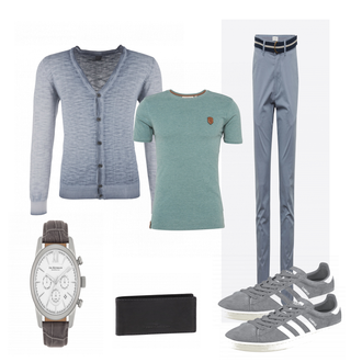 Outfit mit Weiß Sneaker Adidas Originals "GHNT"