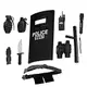 Dress Up America – Polizeispielzeug Rollenspiel – SWAT-Ausrüstungsset für Polizeibeamte beinhaltet Schild, verstellbaren Gürtel, Taschenlampe und mehr, langlebiges Rollenspiel