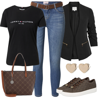 Old Money Outfit sa Smeđa/Tamnozelena/Kaki/Tamnosmeđa Sport Tenisica za tenis/Tenisica Za Nogomet/Fivefingers tenisica/cam cipela/pristup cipela/cipela za trčanje MICHAEL Michael Kors "Outfit za ljeto"Look: moderne, cool, Prekrasan, Old Money, Unisex