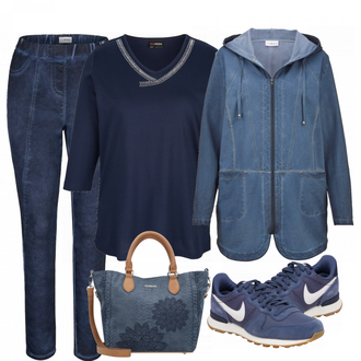 Outfit mit Grau Desigual "Amaly"