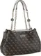 GUESS Schultertasche braun / schoko