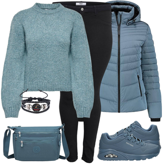 Herfst Outfits Terrenbeeld met Leren armband/Armband merkloos / sans marque "Herfstse Vrijetijdskleding"Look: Elegant, Stijl, Klassiek, Goa, 80s, Metal, Unisex, Terrenbeeld, Elegante, Premium, Iers, Retro, Licht, Sportief, Vintage, Gek, Rock 'n' Roll, Strijdkrachten, Rockabilly, Ram