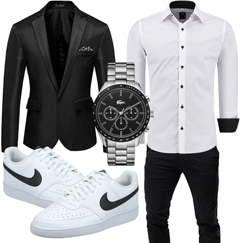Weiß Accessoire J'S FASHION kombinieren