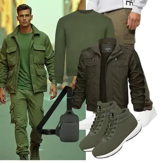 Outfit mit Dunkelgrün medicus schuh/Sneaker Mit Seitlichem Reißverschluss/Stoffschuh/Bequemer Schuh/gesundheitsschuh/Schmaler Sneaker/Winter Sneaker/Walkingschuh GIESSWEIN "Freizeit Outfit"