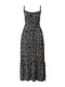 HOLLISTER Kleid grau / schwarz / wei