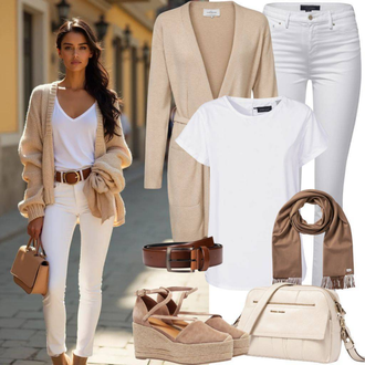 outfit mit Bež/Rumena/Oranžna Torba za pametni telefon/Torba za čez ramo/Satchel torba/Torbica za mobilni telefon/Mini torbica/Vrečka za prenašanje art of polo "Popolno za pomlad"