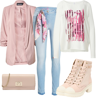 Outfit s Pastelové barvy Tričko GERRY WEBER "Pohodlné zimní outfity"