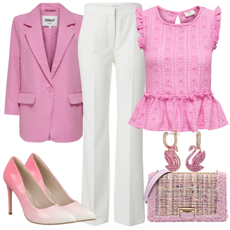 Outfit mit Hose Große Größe GERRY WEBER "Perfektes Büro Outfit"